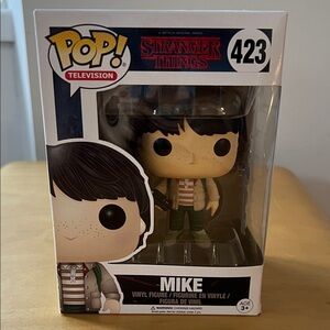 Funko Pop Stranger Things Mike Figure - Black, Brown, Green